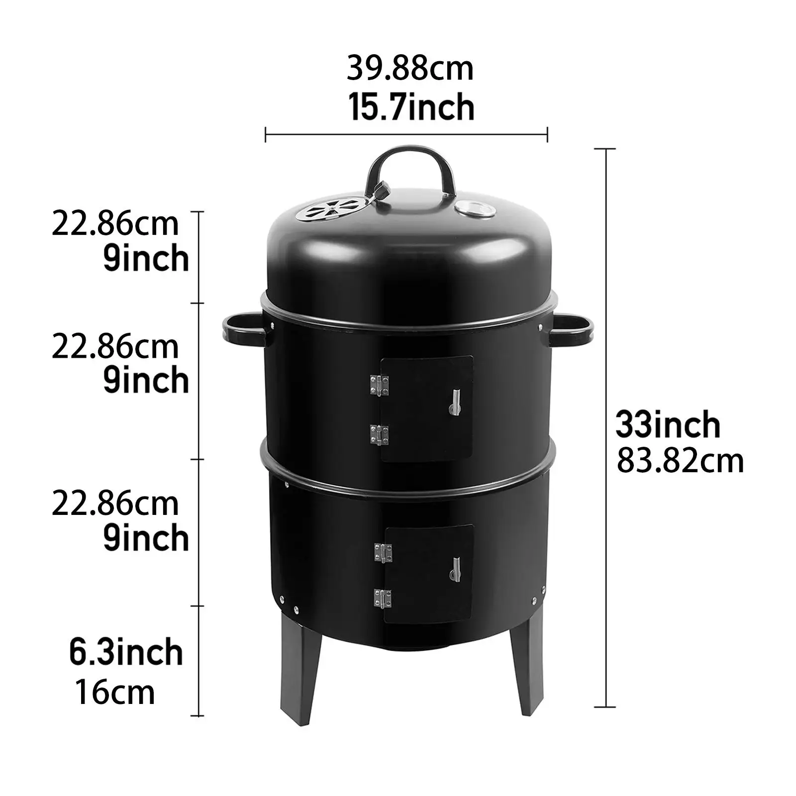 Vertical BBQ Grill Charcoal Grill Thermometer Multipurpose Easy to Pit for Travel Cooking Hiking Party Outside
Vertical BBQ Grill Charcoal Grill Thermometer Multipurpose Easy to Pit for Travel Cooking Hiking Party Outside