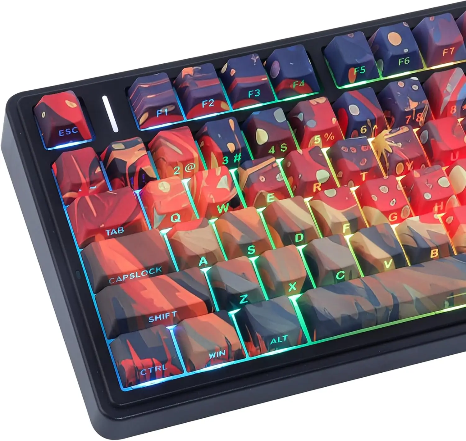 Keycaps PBT Side Print Shine-Through - The Starry Night Theme Cherry Profile Keycap Set 128 Keys Cherry MX Compatible Dye-Sub
Keycaps PBT Side Print Shine-Through - The Starry Night Theme Cherry Profile Keycap Set 128 Keys Cherry MX Compatible Dye-Sub