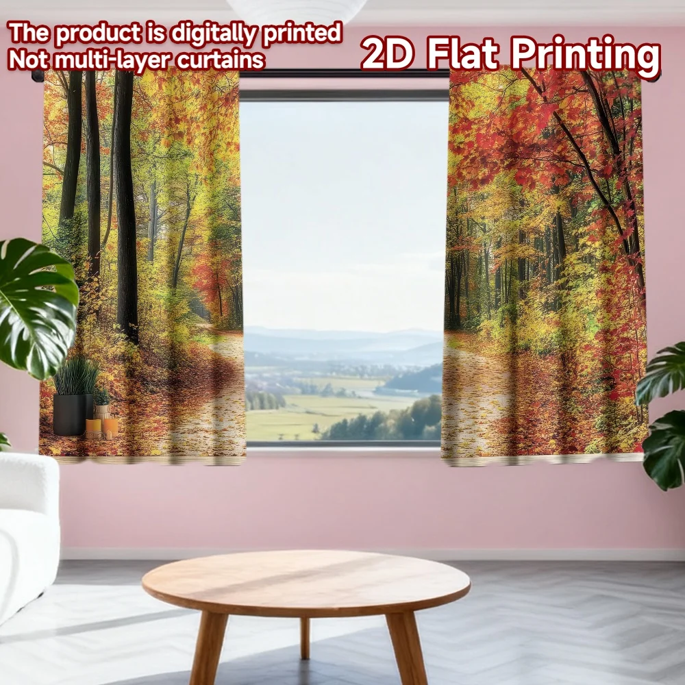 2D flat printing 2pcs Drapes Autumn Forest Path(7) Digital Printed Polyester Drapes Festive Holiday for Festive and Winter
2D flat printing 2pcs Drapes Autumn Forest Path(7) Digital Printed Polyester Drapes Festive Holiday for Festive and Winter