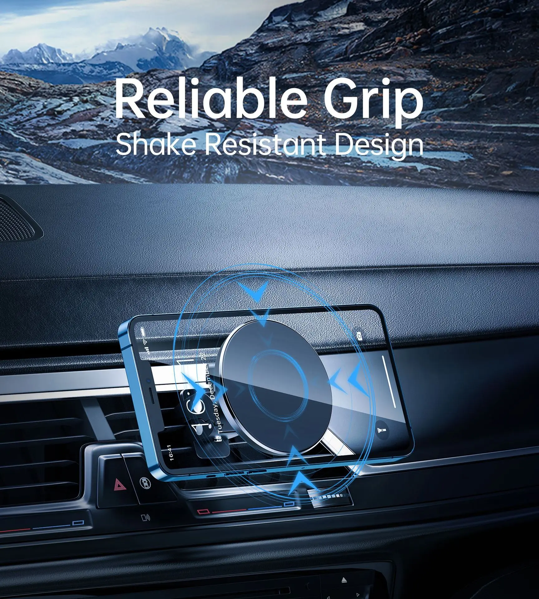 360° Rotatable Car Magnetic Phone Holder. Universal Car Phone Mount Holder - Compatible with iPhone17 16 15 14, 13, 12, Pro
360° Rotatable Car Magnetic Phone Holder. Universal Car Phone Mount Holder - Compatible with iPhone17 16 15 14, 13, 12, Pro