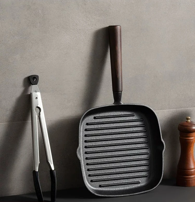 JG Uncoated cast iron pot steak special pot for frying steak suitflats for home steak frying pan
JG Uncoated cast iron pot steak special pot for frying steak suitflats for home steak frying pan