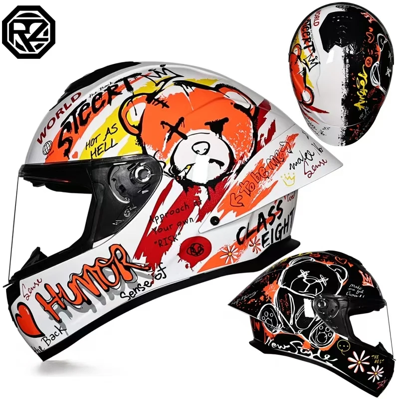 ORZ-S802-Full Face Motorcycle Helmet Single Lens ABS Shell DOT Certified Shockproof Windproof Unisex Adult Street Motorbike
ORZ-S802-Full Face Motorcycle Helmet Single Lens ABS Shell DOT Certified Shockproof Windproof Unisex Adult Street Motorbike