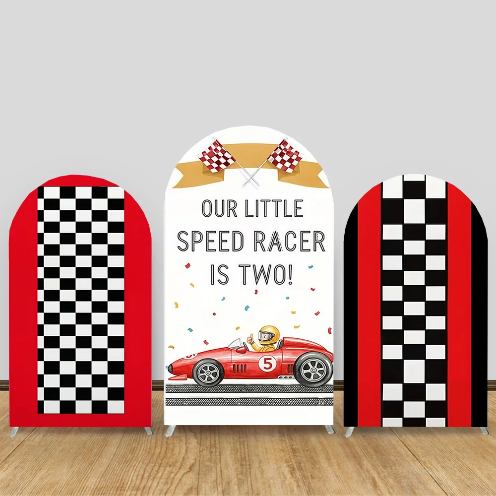 Racing Arch Backdrop Cover Black White Checker Texture Grid Background Fabric Customize Name Boy Birthday Party Decor
Racing Arch Backdrop Cover Black White Checker Texture Grid Background Fabric Customize Name Boy Birthday Party Decor