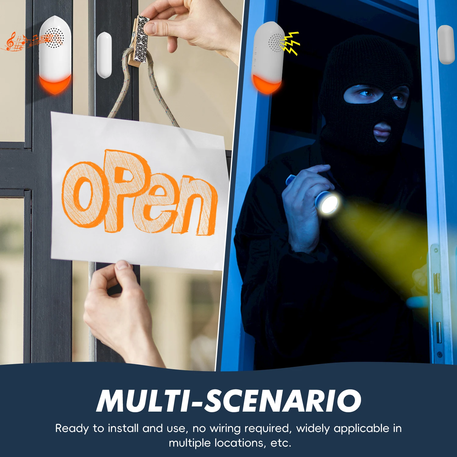 PGST Tuya 433MHz Magnetic Door Motion Sensor For Alarm Home Security System Smart Home Life Alarm System Security Protection 
PGST Tuya 433MHz Magnetic Door Motion Sensor For Alarm Home Security System Smart Home Life Alarm System Security Protection