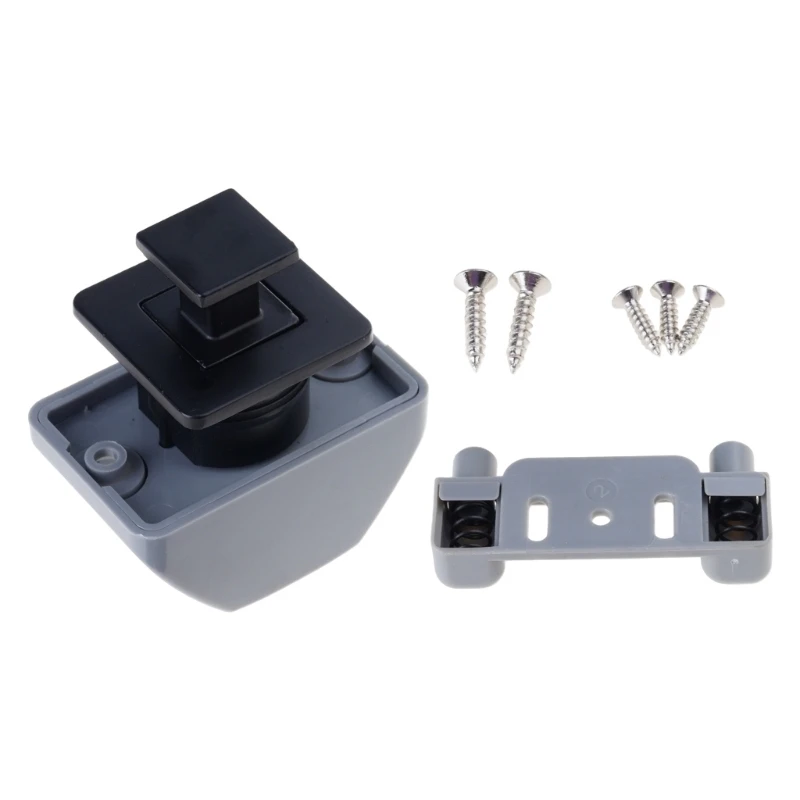 Universal Push Button Lock High Strength Metal Latches for Trailer Boat & Camping
Universal Push Button Lock High Strength Metal Latches for Trailer Boat & Camping