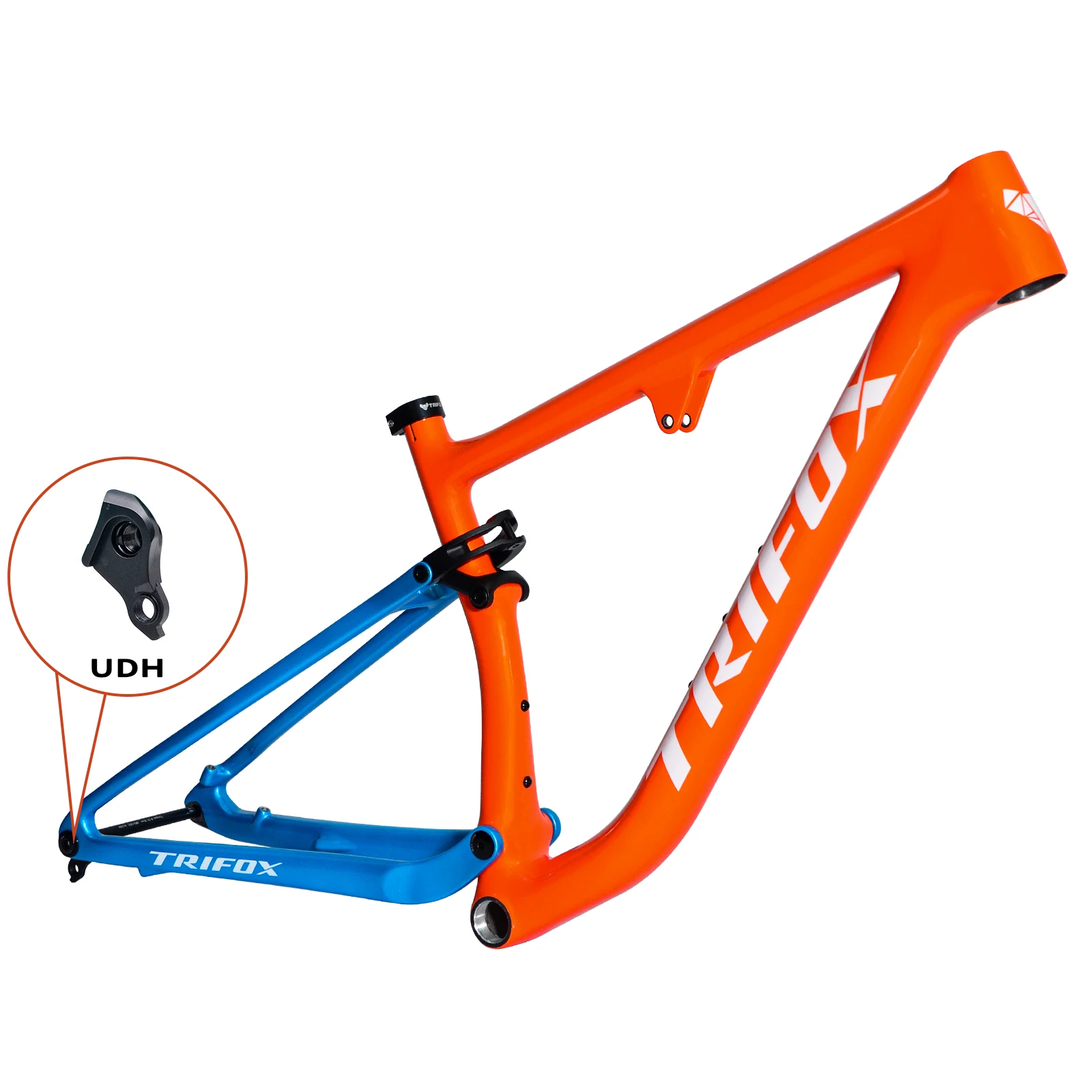 Trifox Light Weight Full XC Suspension Carbon 29er MTB Mountain Bicycle Frame Trail II Pro
Trifox Light Weight Full XC Suspension Carbon 29er MTB Mountain Bicycle Frame Trail II Pro