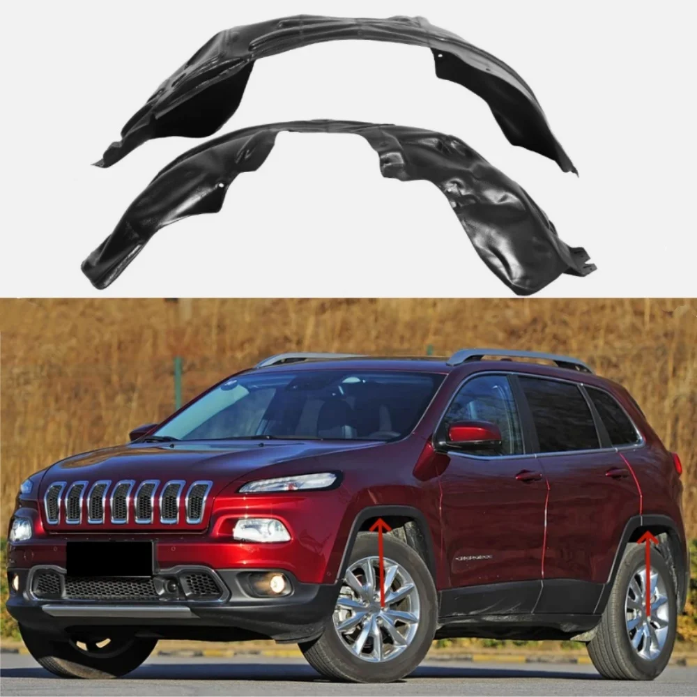 For Jeep Cherokee front and rear wheel liner mudguard 2014-2019
For Jeep Cherokee front and rear wheel liner mudguard 2014-2019