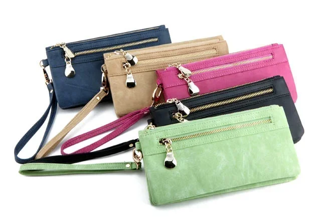 UltraKey women's wallet card purse Candy color zipper phone wallet coin purse fashion lady clutch wallet
UltraKey women's wallet card purse Candy color zipper phone wallet coin purse fashion lady clutch wallet
