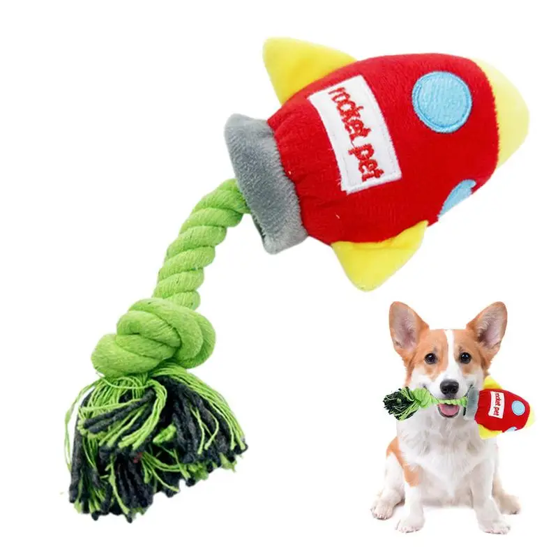 New pet knot sound rocket plush toy Plush Dog Toy Rocket Puppy Rope Knot Toy Pet Interactive Toy for Small Large Dogs Puppy
New pet knot sound rocket plush toy Plush Dog Toy Rocket Puppy Rope Knot Toy Pet Interactive Toy for Small Large Dogs Puppy