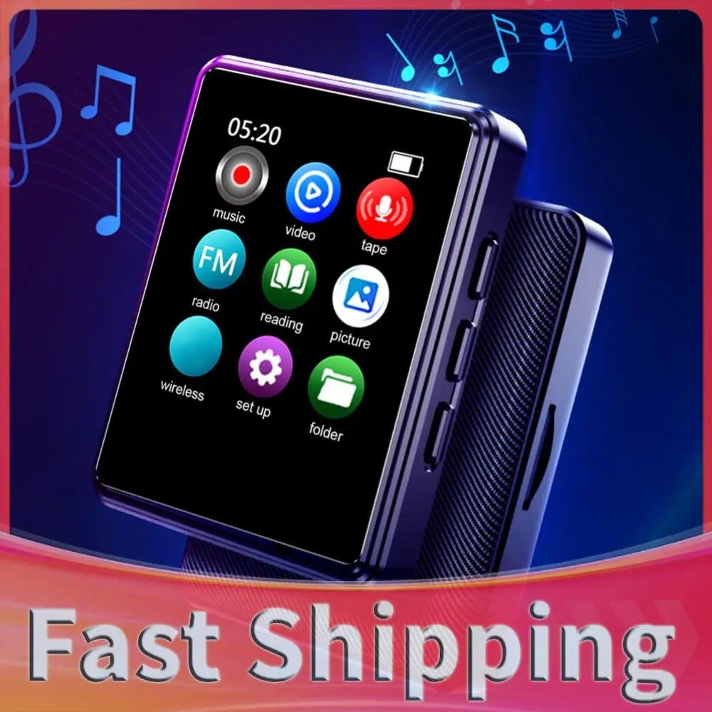 MP3/MP4 Lossless Music Player Compatible with Bluetooth HIFI Music Player Built in Speaker 128GB 1.77 Inch for Daily Use
MP3/MP4 Lossless Music Player Compatible with Bluetooth HIFI Music Player Built in Speaker 128GB 1.77 Inch for Daily Use