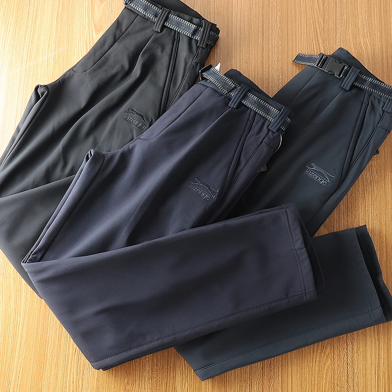 Мужские утепленные брюки с флисовой подкладкой для активного отдыха, повседневные, прямого кроя, с поясом, осенне-зимние, модные, городские, длинные брюки
Мужские утепленные брюки с флисовой подкладкой для активного отдыха, повседневные, прямого кроя, с поясом, осенне-зимние, модные, городские, длинные брюки