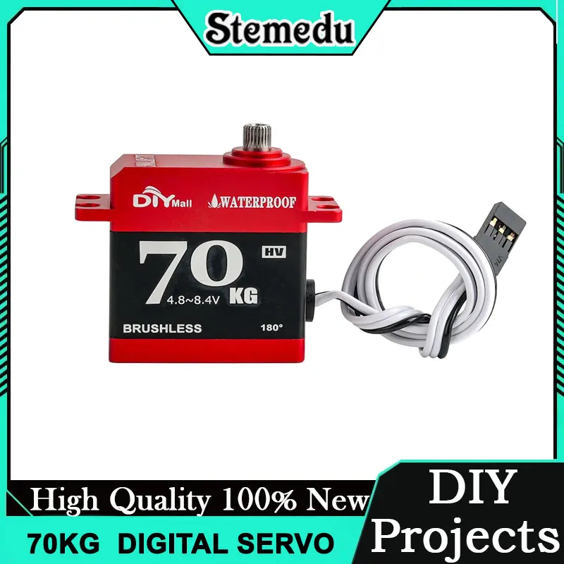 Цифровой сервопривод BLS-HV70MG 70 кг, бесщеточный, с высоким крутящим моментом, 180/270/360 градусов, водонепроницаемый, с металлическим редуктором, для радиоуправляемых машин, роботов, грузовиков, лодок
Цифровой сервопривод BLS-HV70MG 70 кг, бесщеточный, с высоким крутящим моментом, 180/270/360 градусов, водонепроницаемый, с металлическим редуктором, для радиоуправляемых машин, роботов, грузовиков, лодок