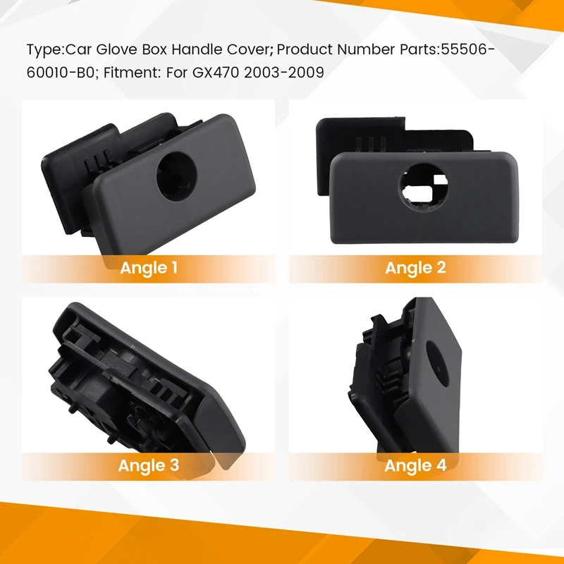 Car Glove Box Switch Handle Cover 55506-60010-B0 For Lexus GX470 2003-2009 Tool Box Switch LHD
Car Glove Box Switch Handle Cover 55506-60010-B0 For Lexus GX470 2003-2009 Tool Box Switch LHD