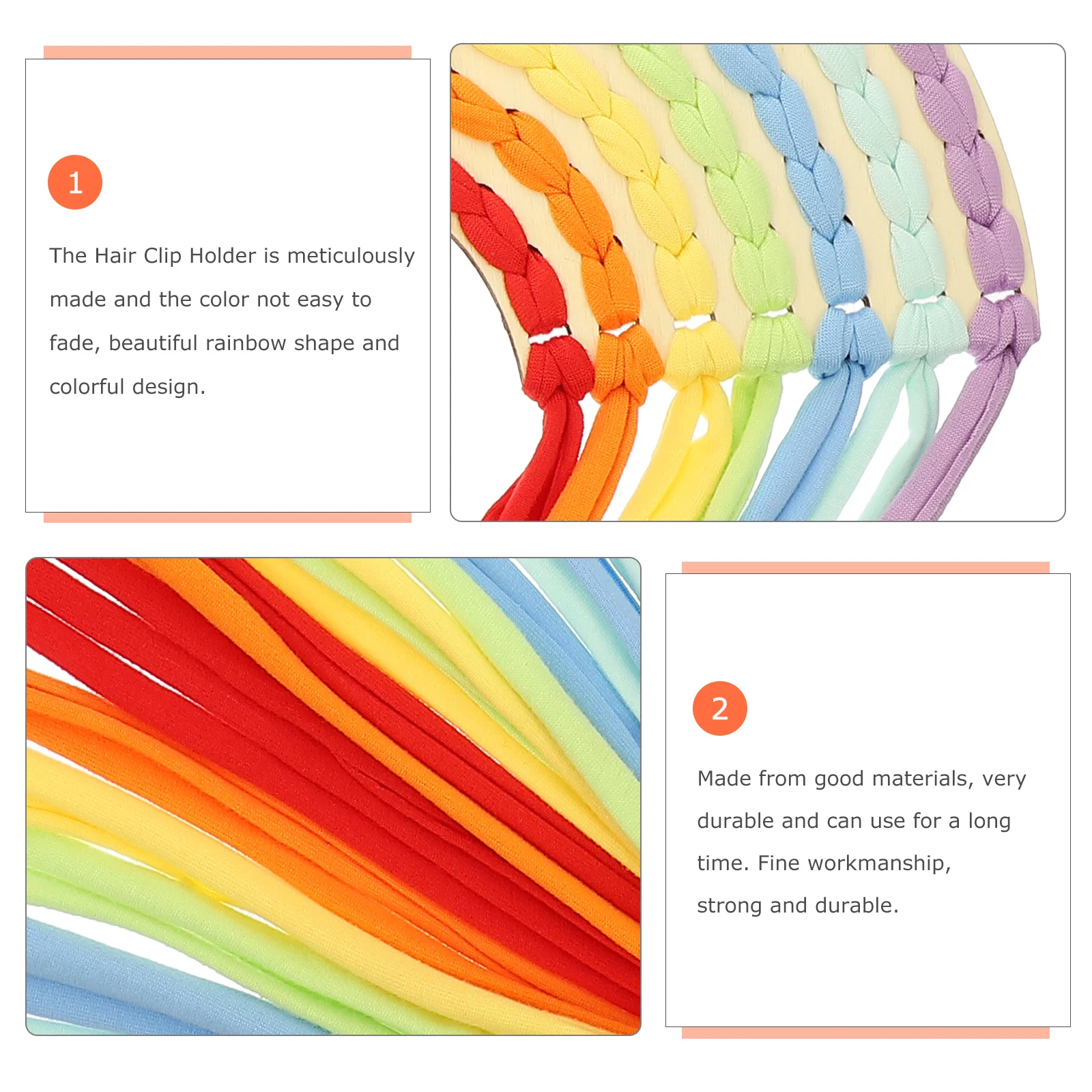 Rainbow Woven Wall Hanging Hair Clip Holder Colorful Hair Bow Organizer for Girls Hair Accessories Storage Decorative Bow Holder
Rainbow Woven Wall Hanging Hair Clip Holder Colorful Hair Bow Organizer for Girls Hair Accessories Storage Decorative Bow Holder