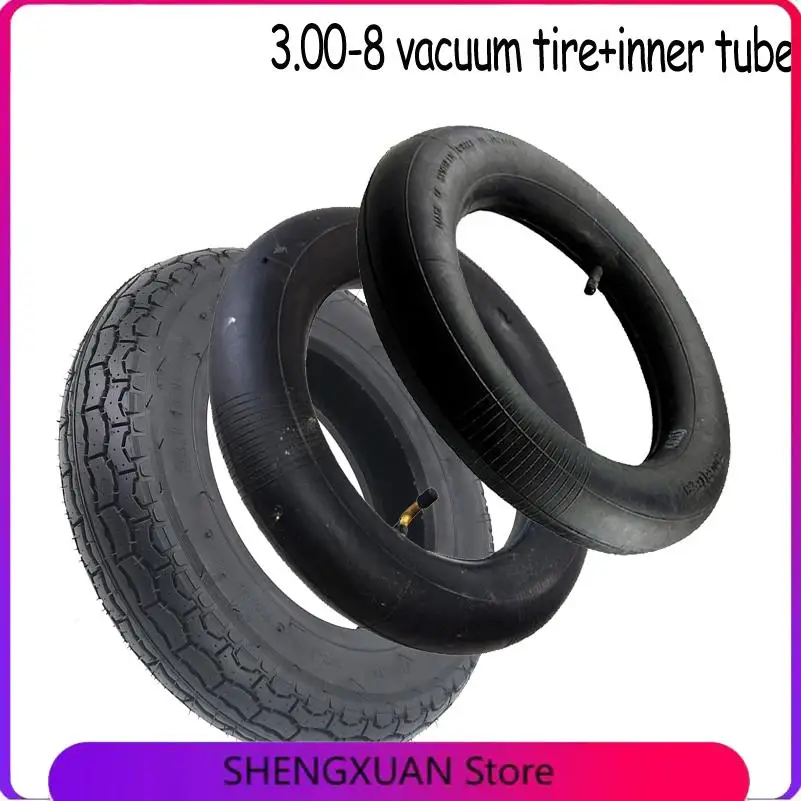 3.00-8 / 300-8 Tire & inner tube 4PR tyre fits Gas and Electric Scooters Warehouse Vehicles Mini Motorcycle
3.00-8 / 300-8 Tire & inner tube 4PR tyre fits Gas and Electric Scooters Warehouse Vehicles Mini Motorcycle