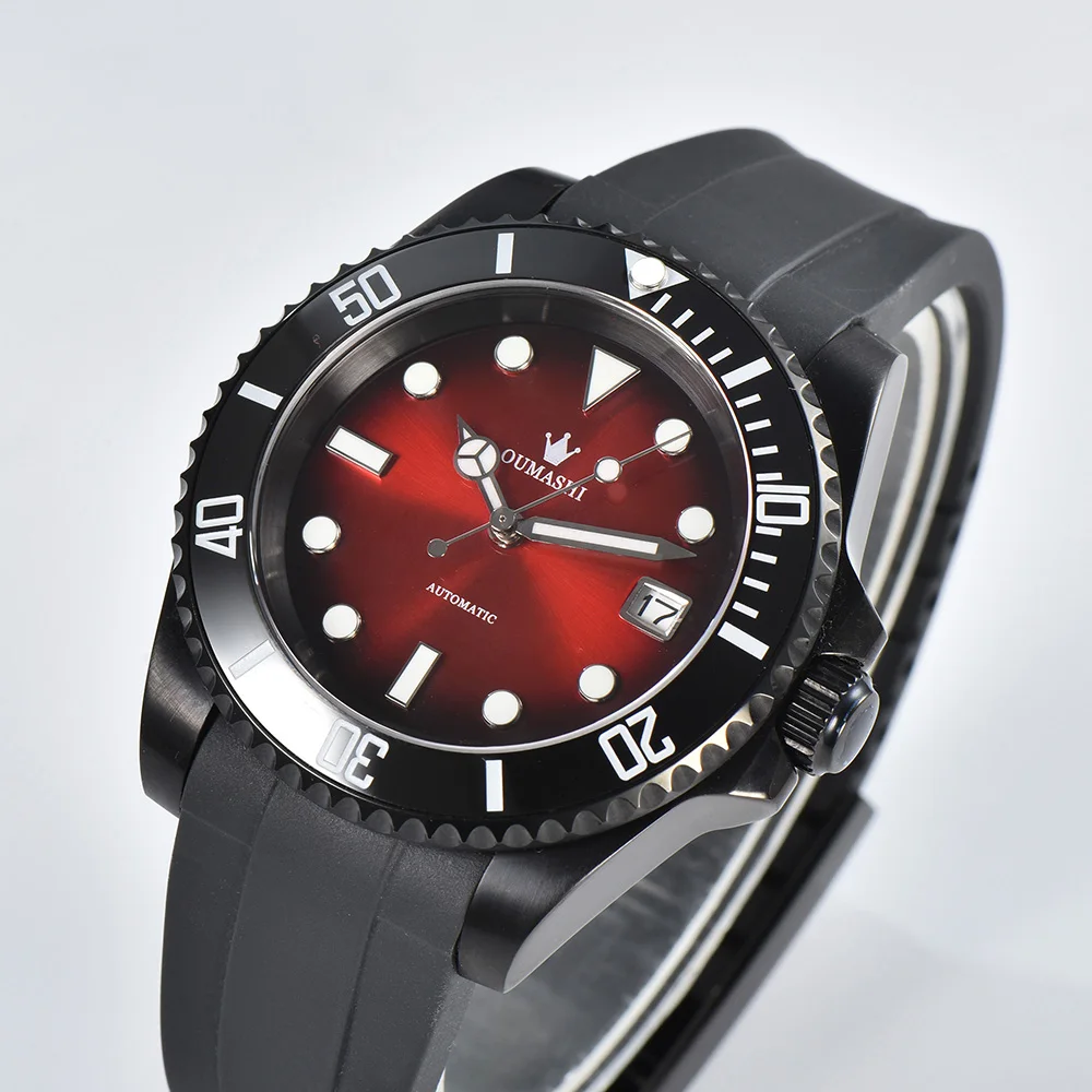 40MM Luxury Men's Watch Automatic Mechanical NH35 Movement Sapphire Glass Ceramic Ring Rubber Band
40MM Luxury Men's Watch Automatic Mechanical NH35 Movement Sapphire Glass Ceramic Ring Rubber Band