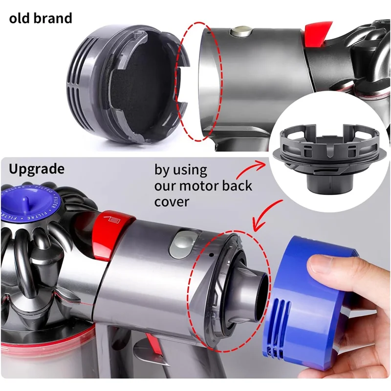 ALIM-Vacuum Filter And Motor Cover Kit For Dyson V7 V8 Cordless Vacuum Cleaners Pre Filters Post Filter Motor Back Cover
ALIM-Vacuum Filter And Motor Cover Kit For Dyson V7 V8 Cordless Vacuum Cleaners Pre Filters Post Filter Motor Back Cover