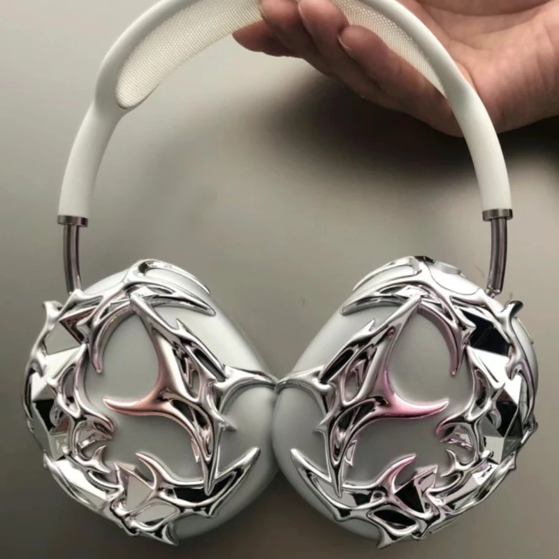 Airpod Max чехол, серебряная звезда, Луна, 3D наушники с рисунком из смолы, аксессуары для телефона, полый дизайн, максимальный размер, наушники с рисунком
Airpod Max чехол, серебряная звезда, Луна, 3D наушники с рисунком из смолы, аксессуары для телефона, полый дизайн, максимальный размер, наушники с рисунком