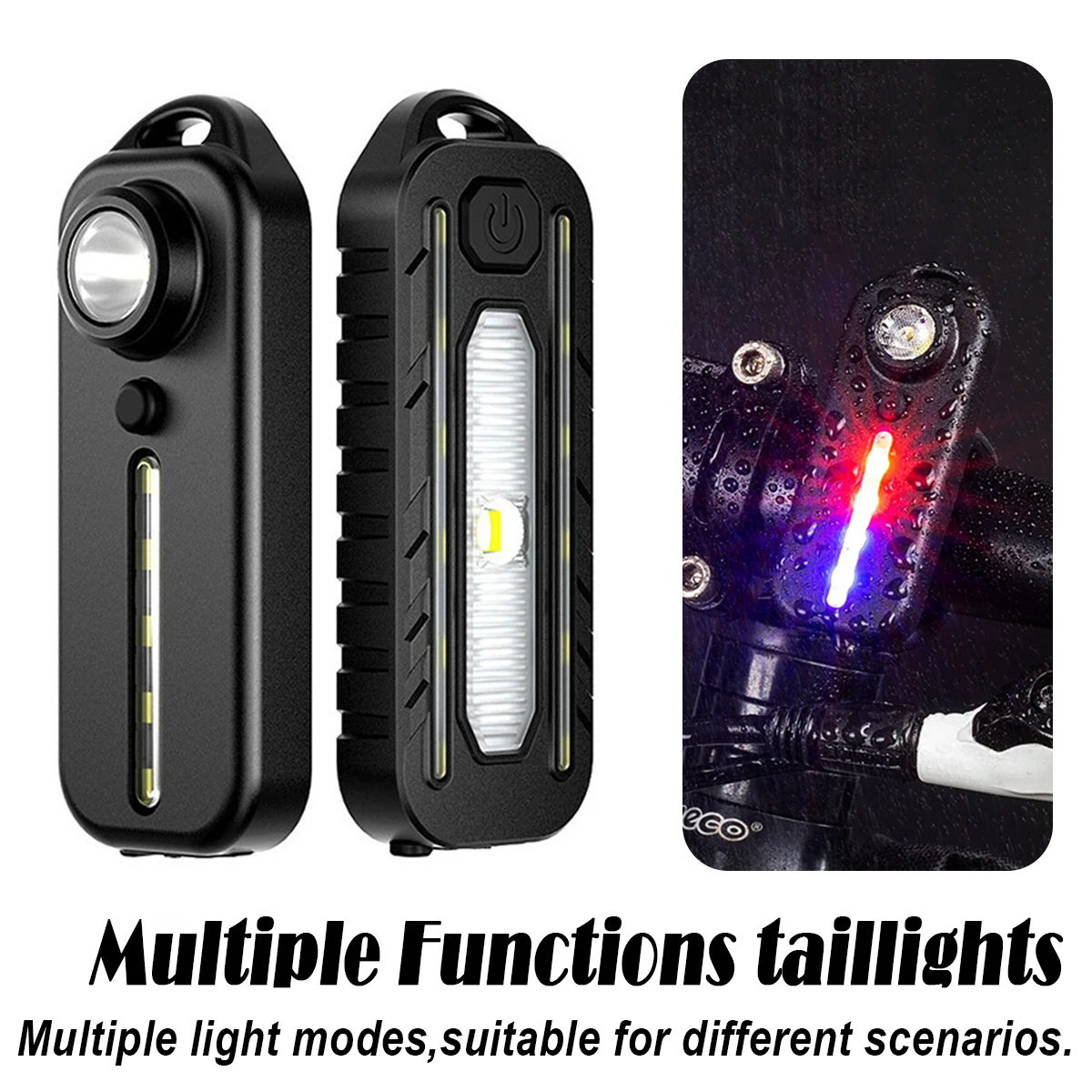 Keychain Mini Led Flashlight 5/modes Bicycle Lamp Bike Light Usb Recharge 5v Dc Versatile Clip Taillights Portable Pocket Safety
Keychain Mini Led Flashlight 5/modes Bicycle Lamp Bike Light Usb Recharge 5v Dc Versatile Clip Taillights Portable Pocket Safety