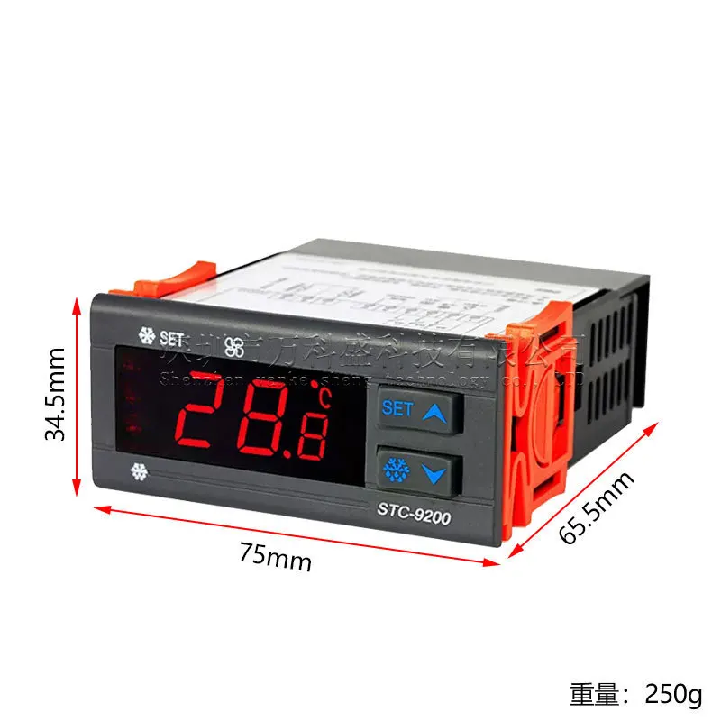 10pcs Stc-9200 Refrigeration Defrosting Fan Controller Refrigerator Freezer Electronic Temperature Controller
10pcs Stc-9200 Refrigeration Defrosting Fan Controller Refrigerator Freezer Electronic Temperature Controller