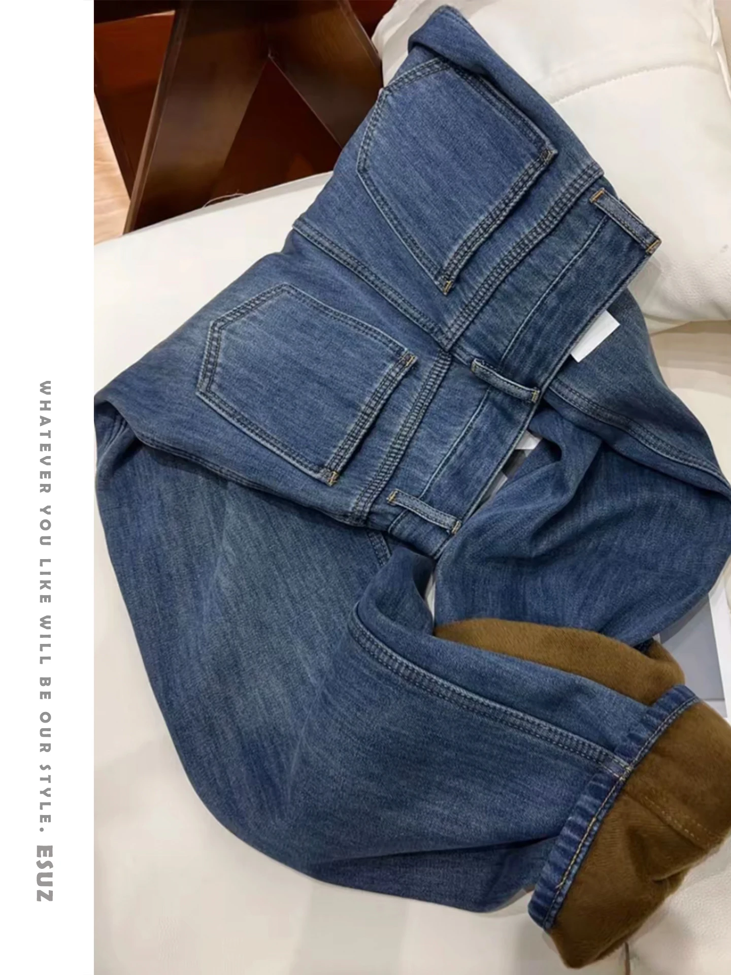 Offcat Thickened Wide Leg High Waist Loose Fit Women's Jeans Retro Style Autumn Winter Fashion Casual Cotton Blend Denim
Offcat Thickened Wide Leg High Waist Loose Fit Women's Jeans Retro Style Autumn Winter Fashion Casual Cotton Blend Denim