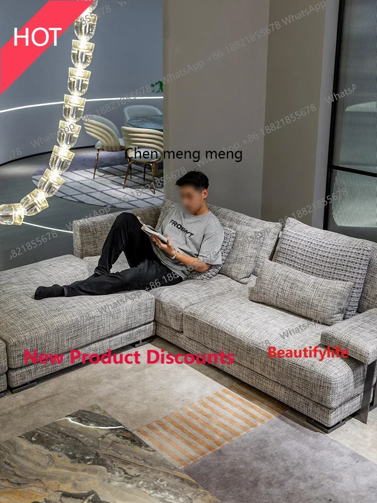 P32 Sofa, minimalist, household large horizontal hall cotton and linen fabric sofa combination
P32 Sofa, minimalist, household large horizontal hall cotton and linen fabric sofa combination