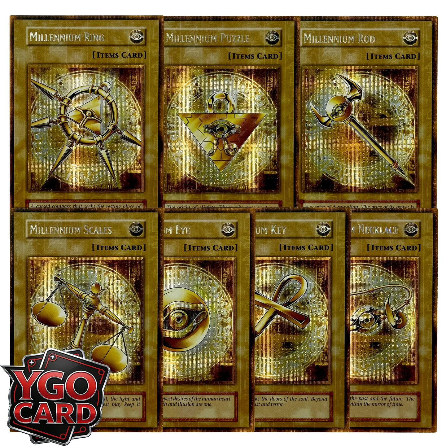 Orica YUGIOH Collection DIY Proxy Cards Millennium Puzzle Millennium Eye Millennium Item Christmas Gift Anime Card NonOriginal
Orica YUGIOH Collection DIY Proxy Cards Millennium Puzzle Millennium Eye Millennium Item Christmas Gift Anime Card NonOriginal