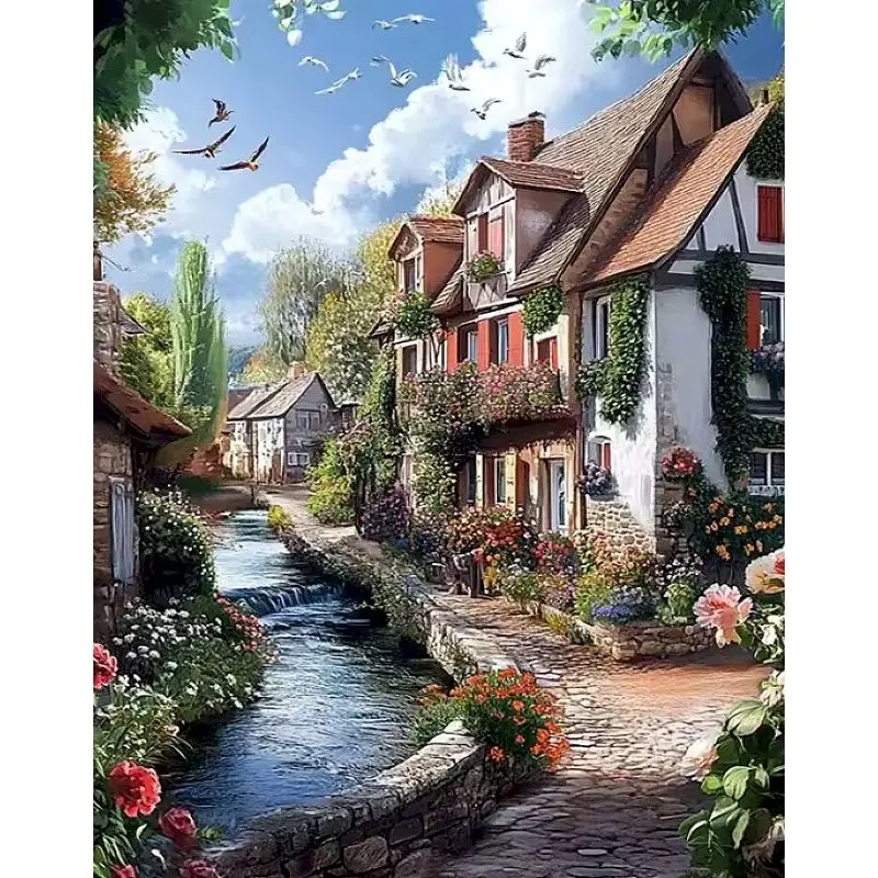 GATYZTORY Modern Painting By Numbers Diy Crafts Coloring By Numbers Town Street Landscape Painting Numbers Wall Decors Gift
GATYZTORY Modern Painting By Numbers Diy Crafts Coloring By Numbers Town Street Landscape Painting Numbers Wall Decors Gift