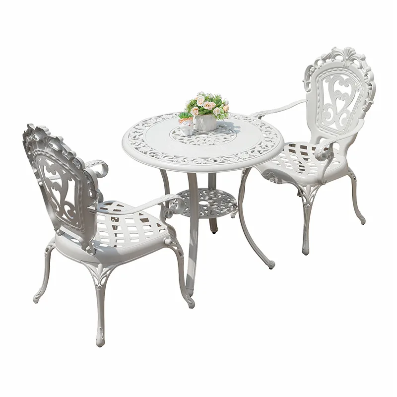 Outdoor cast aluminum balcony table and chair combination villa courtyard open-air leisure tea table and chair courtyard garden
Outdoor cast aluminum balcony table and chair combination villa courtyard open-air leisure tea table and chair courtyard garden