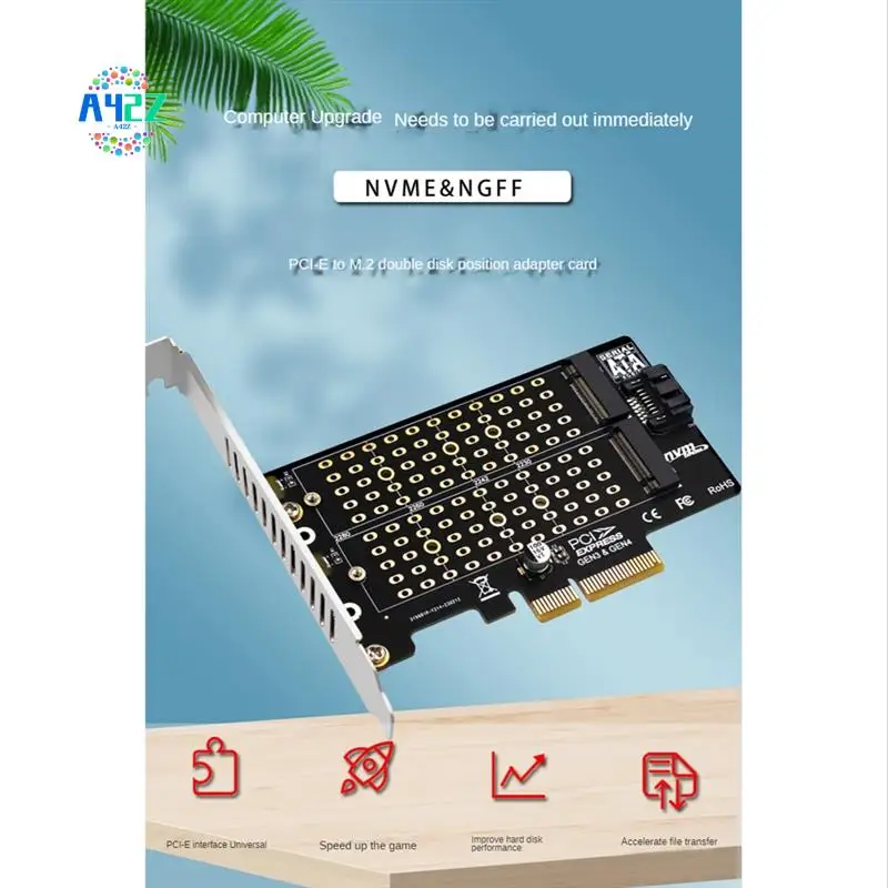 A42Z-M.2 Nvme NGFF SSD-адаптер PCIE SATA Адаптер SATA M.2 SSD PCIE M Key B Key B+M Key
A42Z-M.2 Nvme NGFF SSD-адаптер PCIE SATA Адаптер SATA M.2 SSD PCIE M Key B Key B+M Key