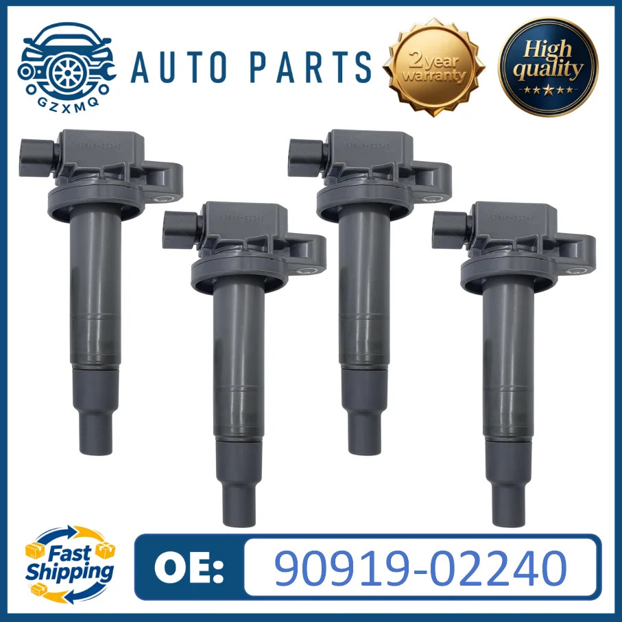 90919-02240 High quality 4pcs Ignition Coil For Toyota Yaris Prius Echo 1.5L UF316
90919-02240 High quality 4pcs Ignition Coil For Toyota Yaris Prius Echo 1.5L UF316