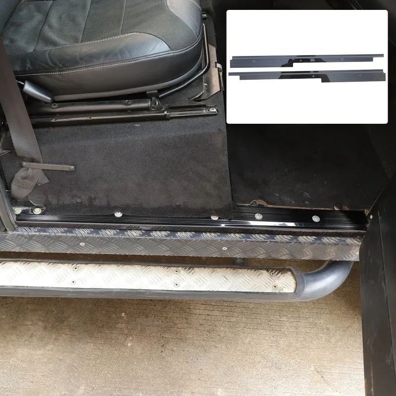 Stainless Steel Inner Door Sill Trim for Land Rover Defender 2004-2018 Car Accessories
Stainless Steel Inner Door Sill Trim for Land Rover Defender 2004-2018 Car Accessories