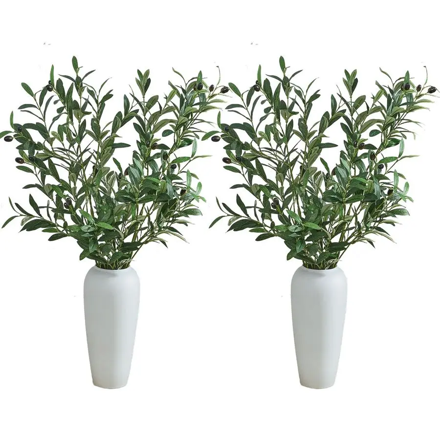 PCS 39 Inch Faux Olive Branches Artificial Flowers Greenery Stems Olive Tree Branch for Vase Filler Home Decor Indoor
PCS 39 Inch Faux Olive Branches Artificial Flowers Greenery Stems Olive Tree Branch for Vase Filler Home Decor Indoor