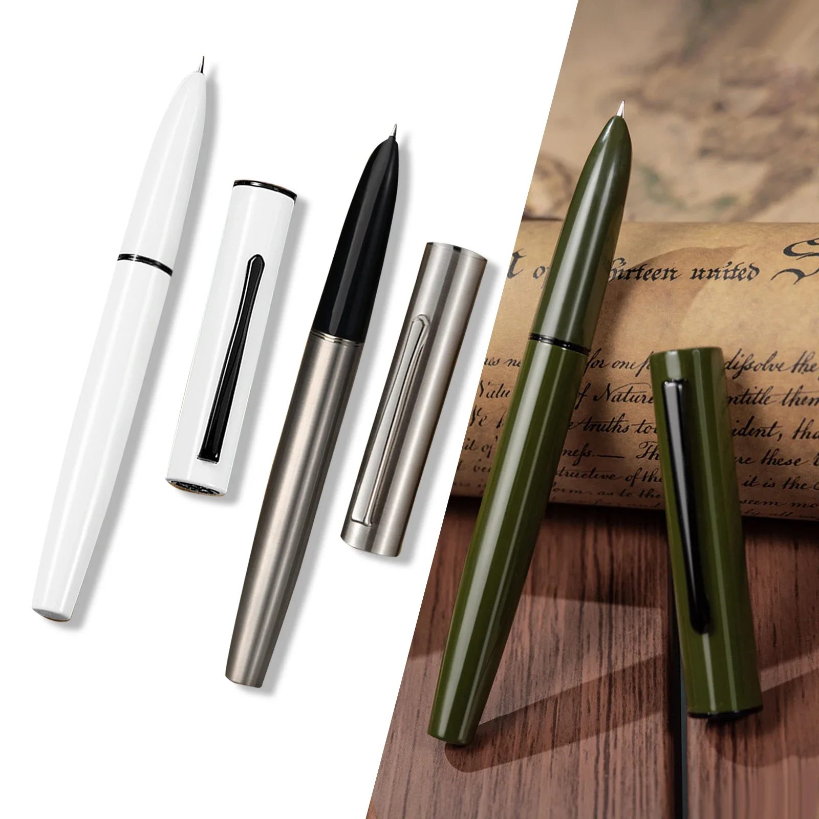 Hongdian C1 Explorer EF/F Nib Fountain Pen Office Student School Stationery Supplies Signature Calligraphy Practice with Ink Bag
Hongdian C1 Explorer EF/F Nib Fountain Pen Office Student School Stationery Supplies Signature Calligraphy Practice with Ink Bag