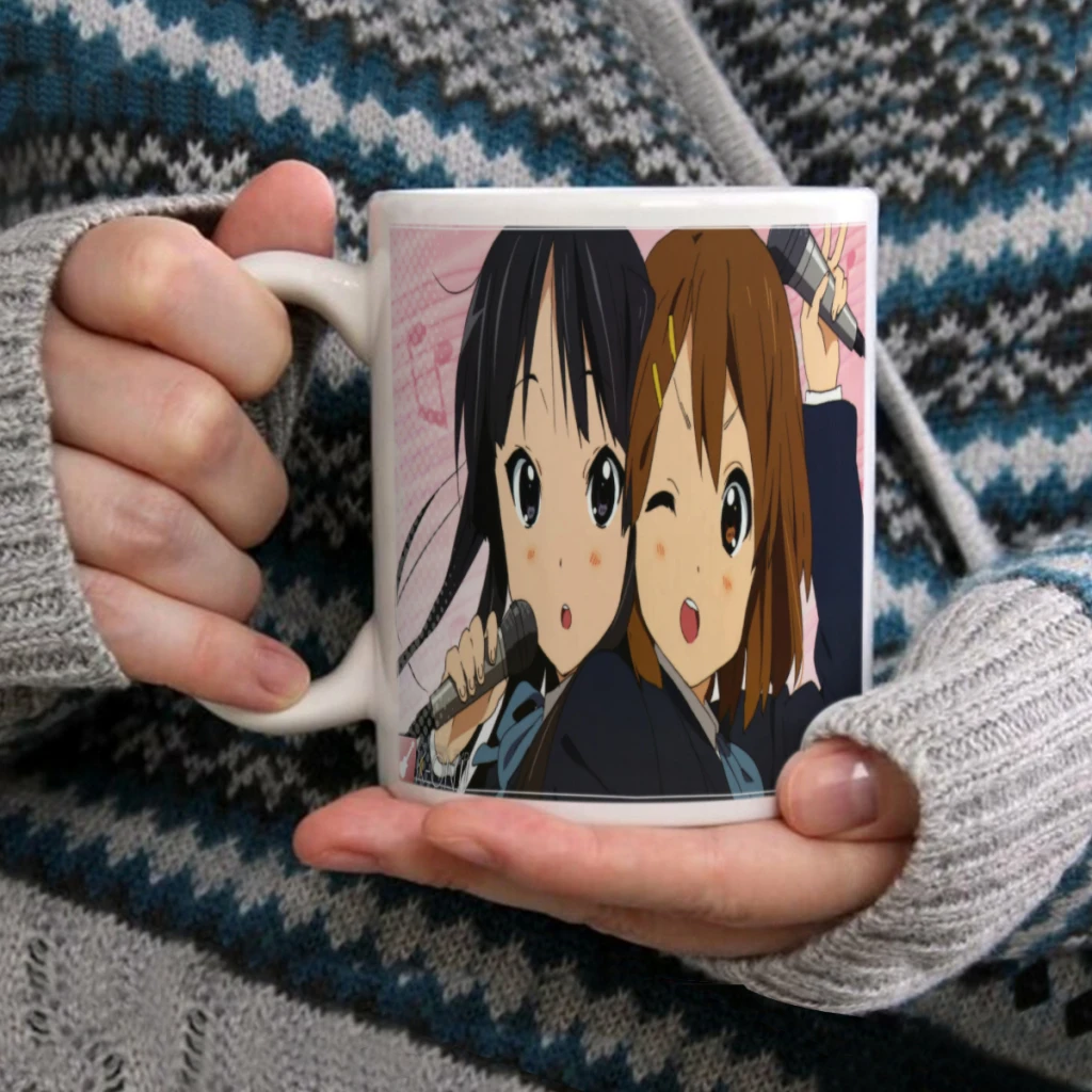 New K-ON Anime Coffee Mugs 11oz Ceramic Mug Tea Cocoa Milk Cup Novelty Gifts Personalized Cups for Home Office
New K-ON Anime Coffee Mugs 11oz Ceramic Mug Tea Cocoa Milk Cup Novelty Gifts Personalized Cups for Home Office