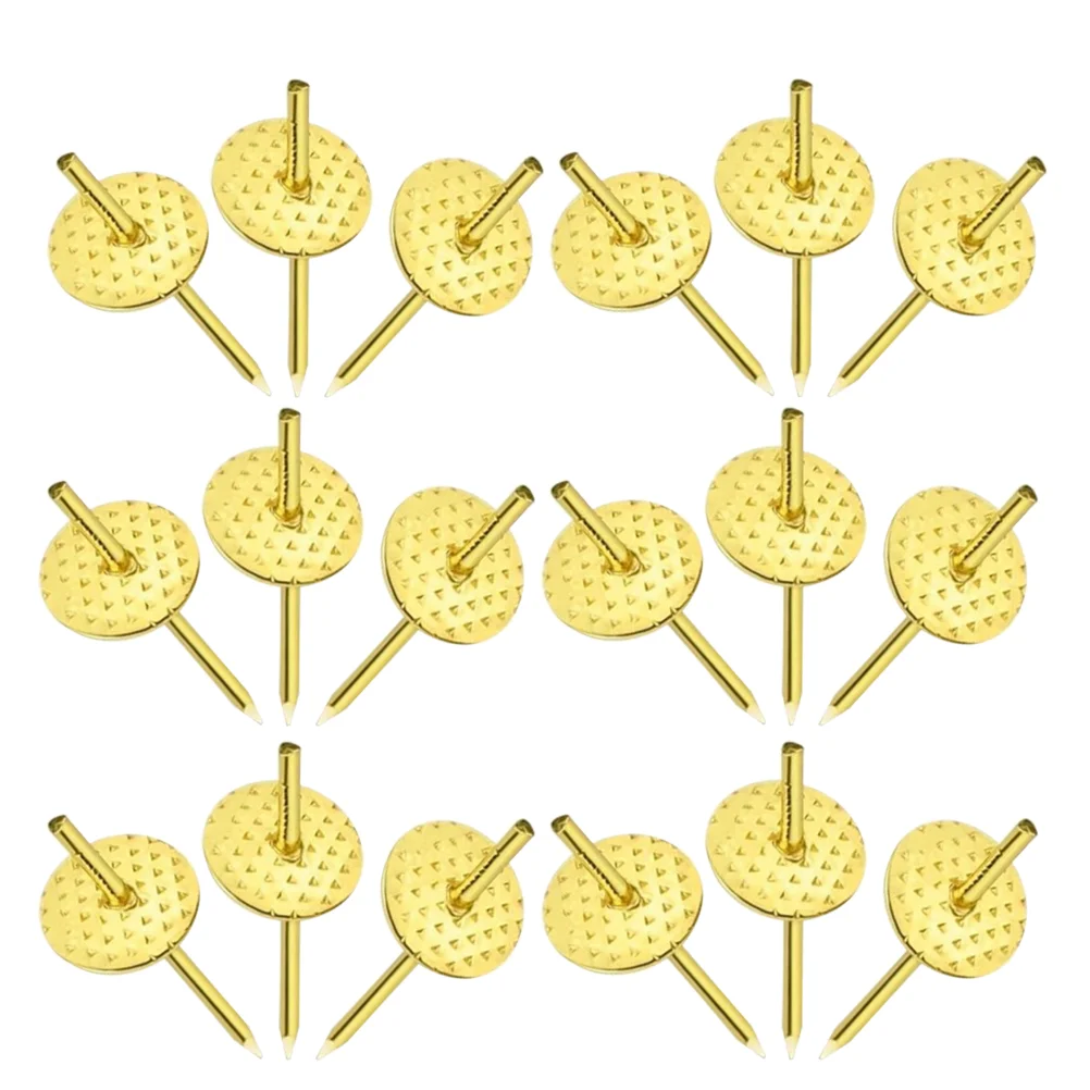 Golden Thumbtack Push Iron Picture Frame Hanging Gear Hooks for Photos Artwork Drywall Hardware Accessories
Golden Thumbtack Push Iron Picture Frame Hanging Gear Hooks for Photos Artwork Drywall Hardware Accessories