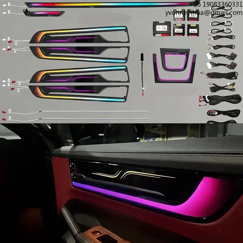 Dynamic Led Ambient Light For Porsche Cayenne 2024 Replaced Saddle LampCenter Console 4 Door Trim Panels
Dynamic Led Ambient Light For Porsche Cayenne 2024 Replaced Saddle LampCenter Console 4 Door Trim Panels