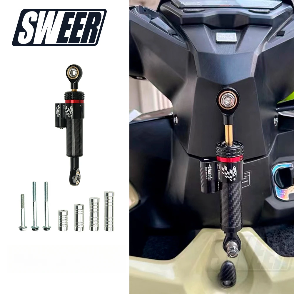 Передняя модификация скутера, универсальная титановая линейка, направленный демпфер, стабилизатор рулевого управления, демпфер, противокачающий амортизатор
Передняя модификация скутера, универсальная титановая линейка, направленный демпфер, стабилизатор рулевого управления, демпфер, противокачающий амортизатор