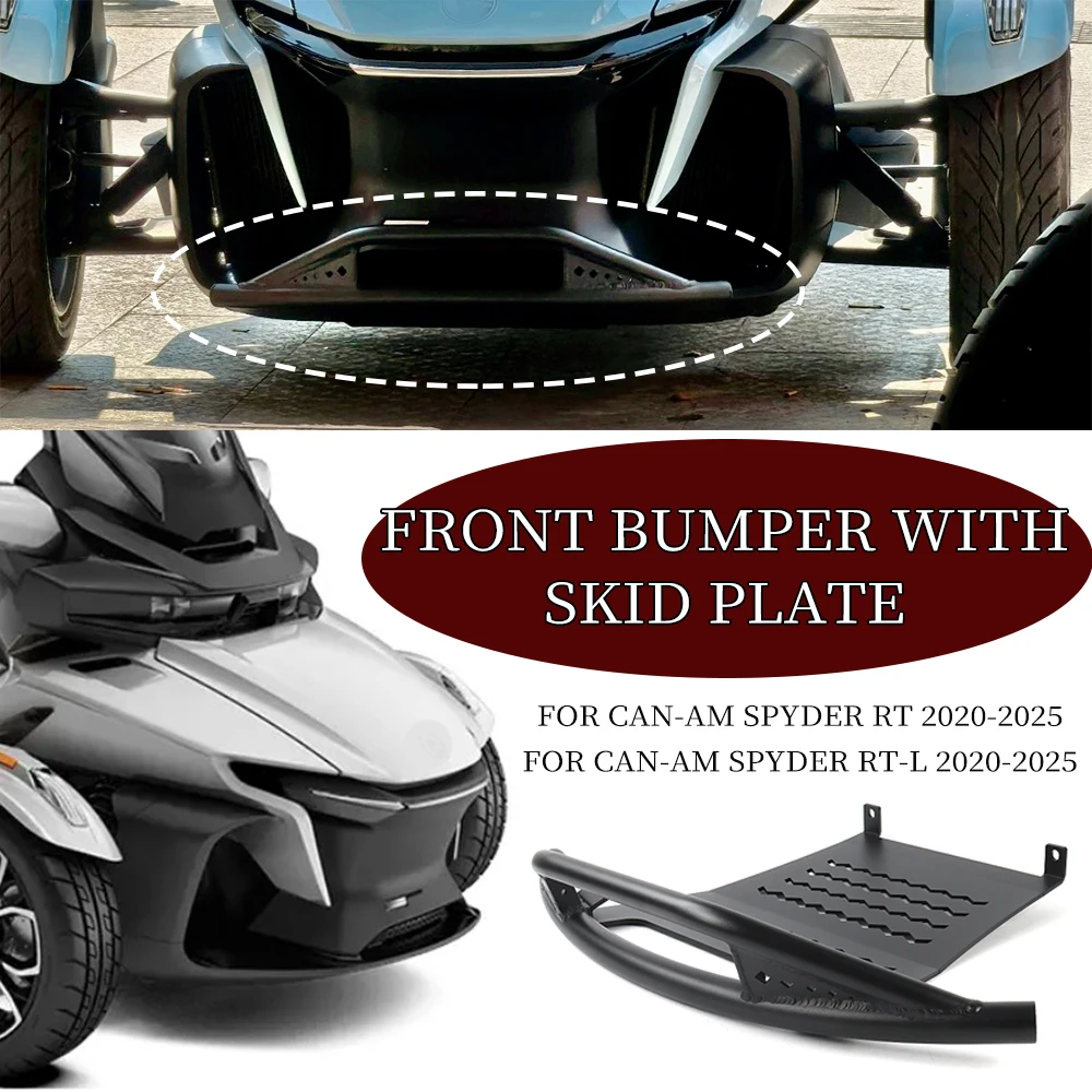 New Can-Am Accessories Performance Tubular Front Bumper with Skid Plate For Can-Am Spyder RT 2020-2025 Spyder RT-L 2020-2025
New Can-Am Accessories Performance Tubular Front Bumper with Skid Plate For Can-Am Spyder RT 2020-2025 Spyder RT-L 2020-2025
