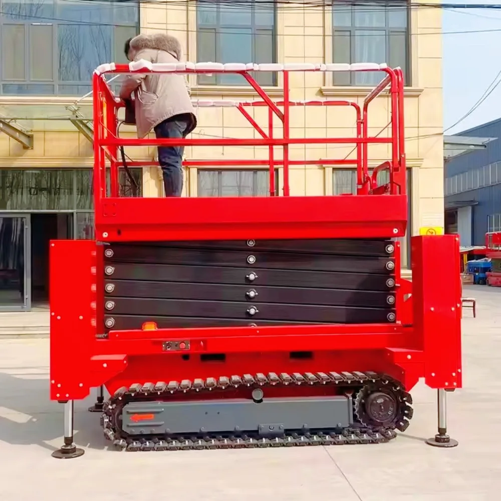 Electric Crawler Scissor Lift 10m Mobile Self Propelled Aerial Work Platform Hydraulic Mini Track Lift Reliable Performance Gear
Electric Crawler Scissor Lift 10m Mobile Self Propelled Aerial Work Platform Hydraulic Mini Track Lift Reliable Performance Gear