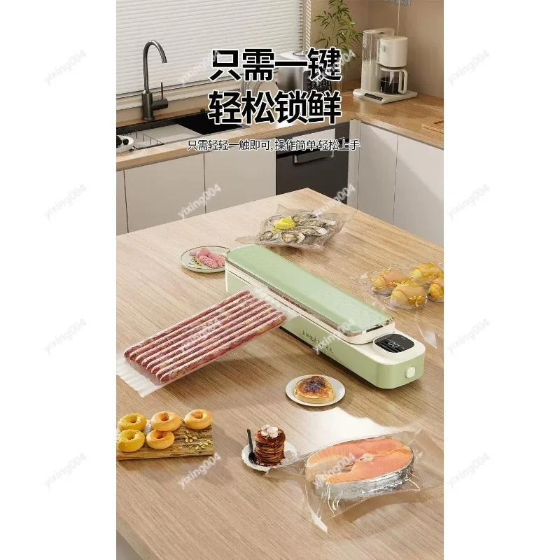 Mini Automatic Vacuum Sealer Multifunctional Food Fresh Keeping Sealing Machine
Mini Automatic Vacuum Sealer Multifunctional Food Fresh Keeping Sealing Machine