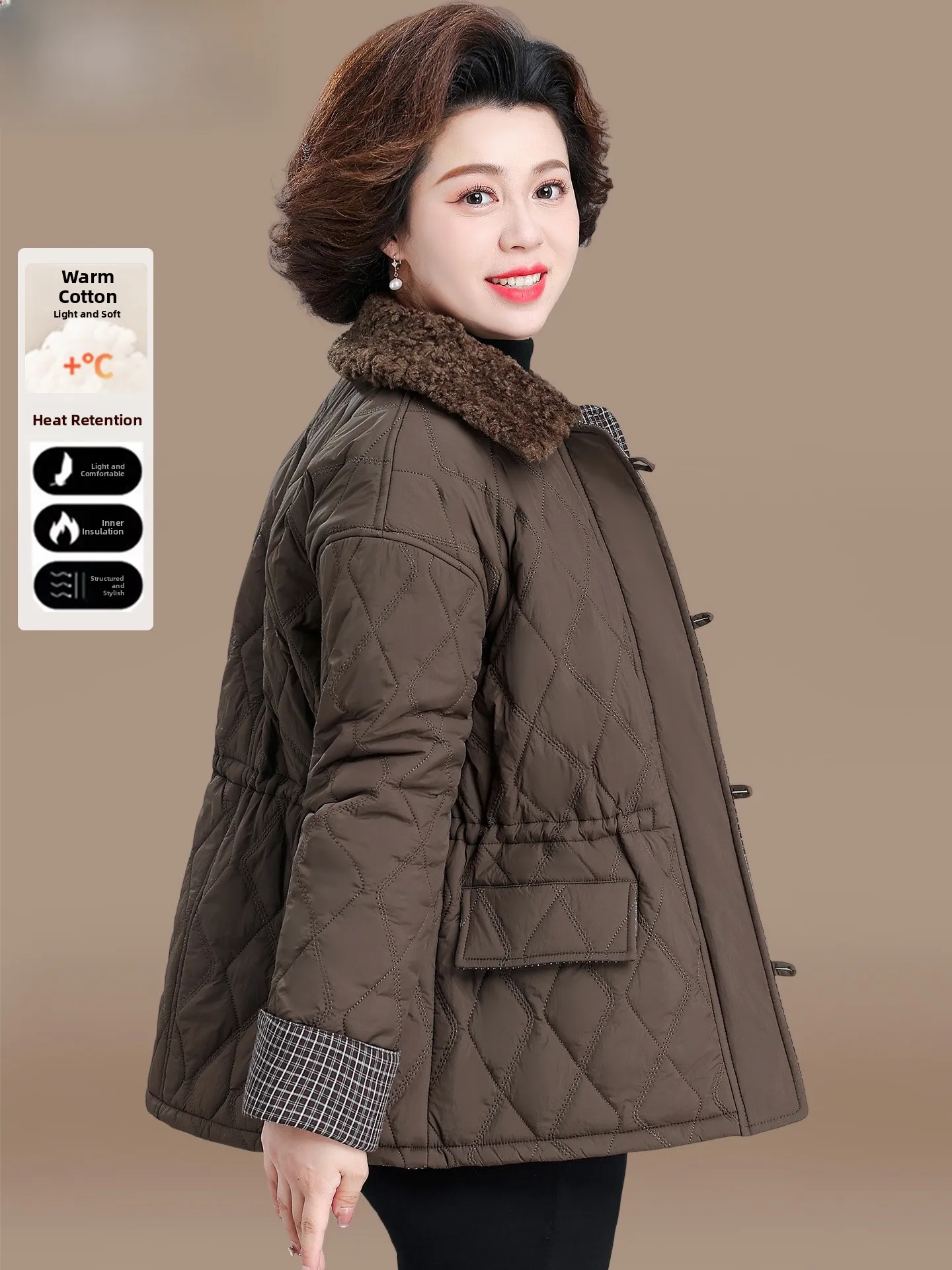 Легкое хлопковое пальто Sli для женщин среднего возраста: осенне-зимняя коллекция, высококачественное, утепленное, модное.
Легкое хлопковое пальто Sli для женщин среднего возраста: осенне-зимняя коллекция, высококачественное, утепленное, модное.