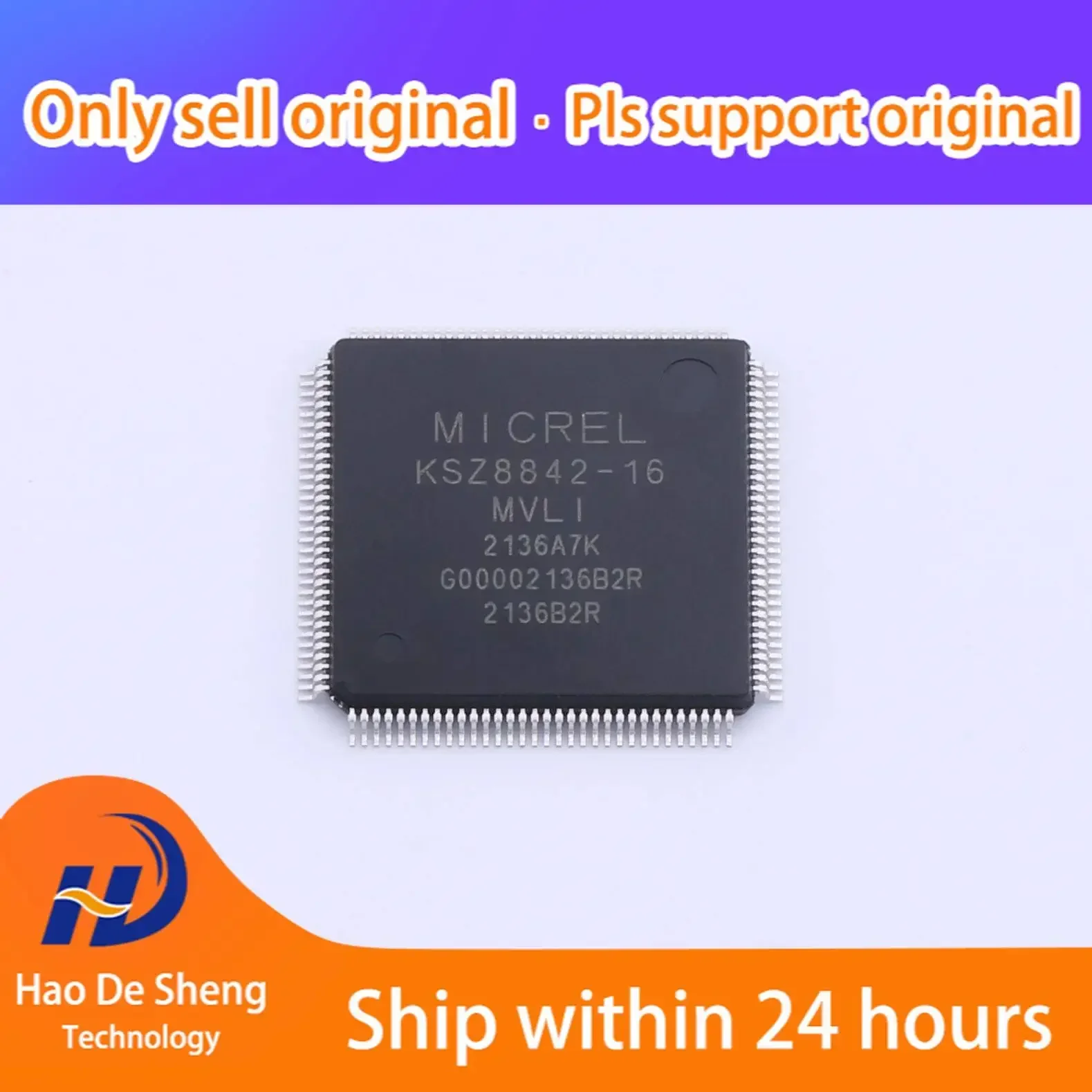 1PCS/LOT KSZ8842-16MVLI LQFP-128 New Original in Stock
1PCS/LOT KSZ8842-16MVLI LQFP-128 New Original in Stock