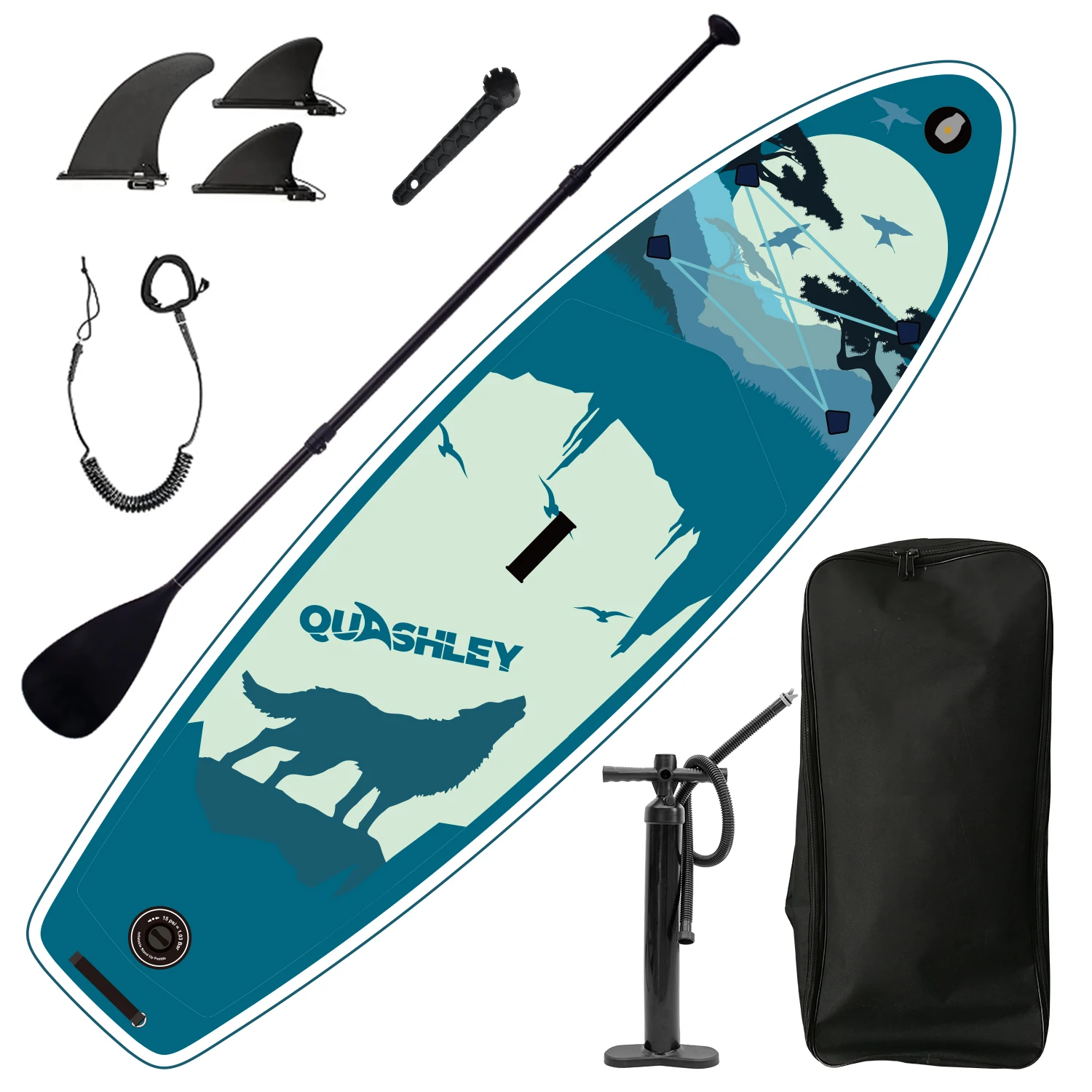 New Extra Wide Inflatable Paddle Board 118"x33"x5" Adult Standing Style Aquatic Travel With Premium Accessories SUP Board
New Extra Wide Inflatable Paddle Board 118"x33"x5" Adult Standing Style Aquatic Travel With Premium Accessories SUP Board