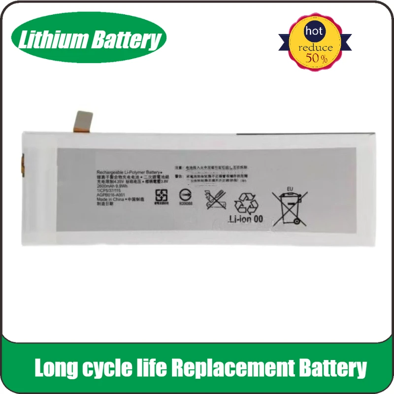 100% новый аккумулятор для мобильного телефона 3,8 В 2600 мАч AGPB016-A001 для Sony Xperia M5 E5603 E5606 E5663 E5603 E5606 E5653 E5633 E5643
100% новый аккумулятор для мобильного телефона 3,8 В 2600 мАч AGPB016-A001 для Sony Xperia M5 E5603 E5606 E5663 E5603 E5606 E5653 E5633 E5643