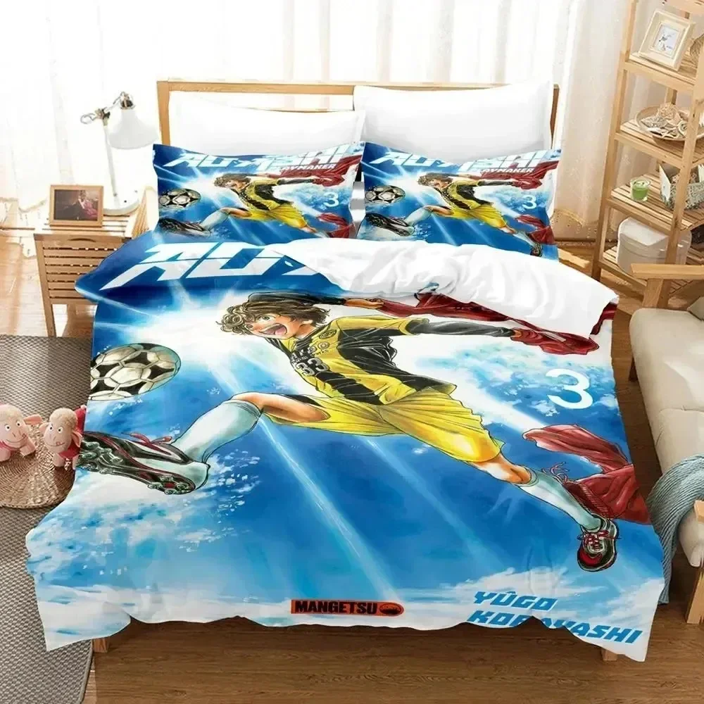 New 3D Printed Anime Ao Ashi AOASHI Bedding Set Duvet Cover Bed Set Quilt Cover Pillowcase Comforter king Queen Size Boys Adult
New 3D Printed Anime Ao Ashi AOASHI Bedding Set Duvet Cover Bed Set Quilt Cover Pillowcase Comforter king Queen Size Boys Adult