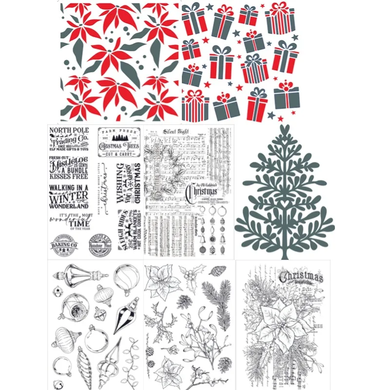 Christmas Carol Timeless Tidings Greenery Poinsettia Heartfelt Tree Gift Metal Cutting Dies Stamps Stencil Greeting Card 2024
Christmas Carol Timeless Tidings Greenery Poinsettia Heartfelt Tree Gift Metal Cutting Dies Stamps Stencil Greeting Card 2024