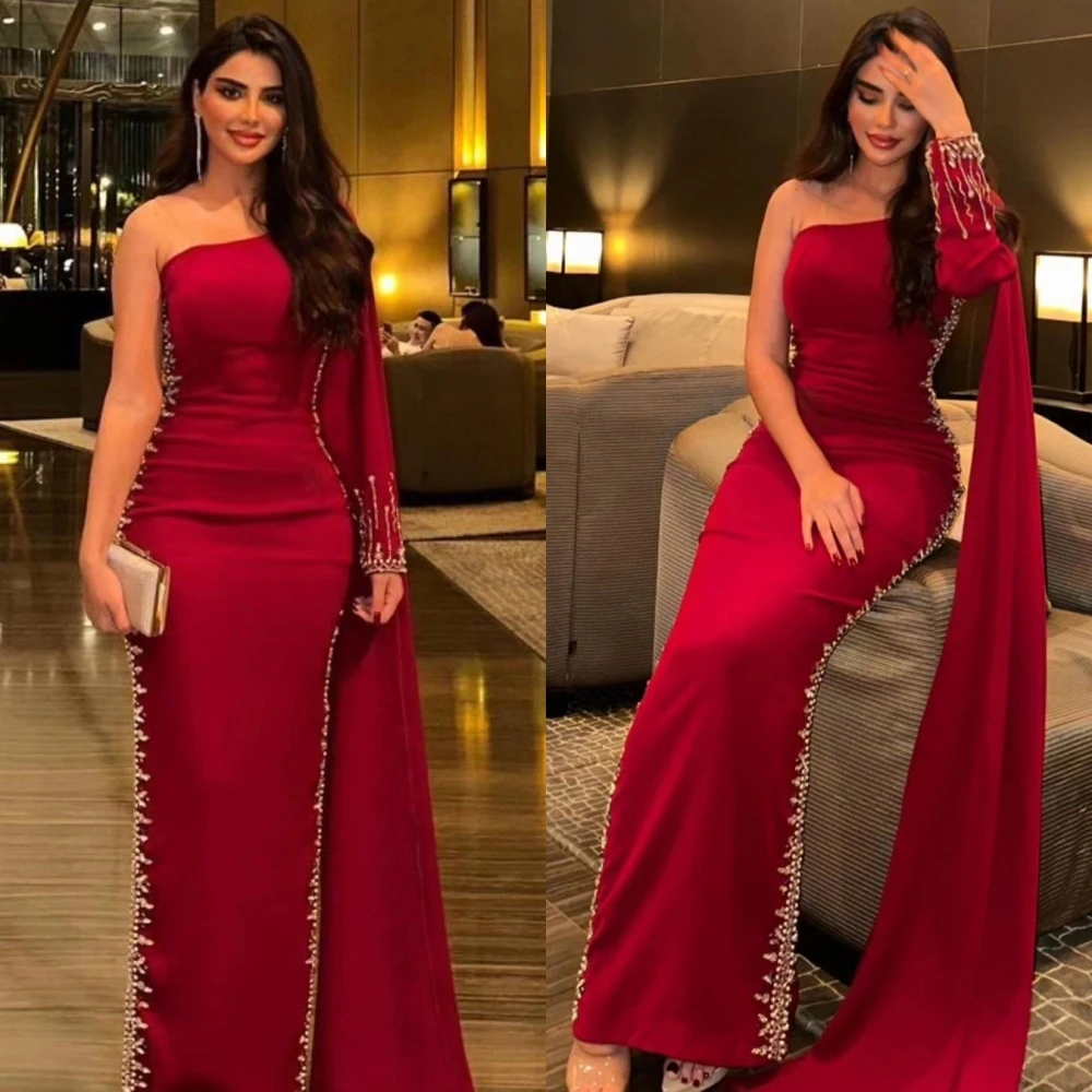 Retro One-shoulder Sheath Evening Dress Rhinestone Paillette / Sequins Chiffon Formal Occasion Gown Ladies For Special
Retro One-shoulder Sheath Evening Dress Rhinestone Paillette / Sequins Chiffon Formal Occasion Gown Ladies For Special