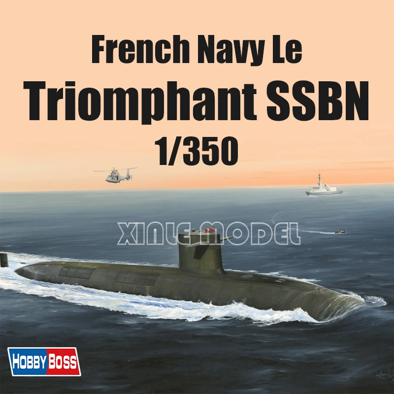 Trumpeter Plastic Assembled Ship Model Kit 83519 French Navy Le Triomphant SSBN 1/350
Trumpeter Plastic Assembled Ship Model Kit 83519 French Navy Le Triomphant SSBN 1/350
