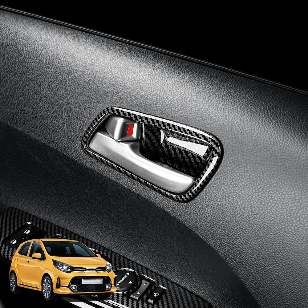 Carbon Fiber Styling Car Inner Door Bowl Handle Frame Cover For Kia Morning 2021 2022 Interior Accessories
Carbon Fiber Styling Car Inner Door Bowl Handle Frame Cover For Kia Morning 2021 2022 Interior Accessories